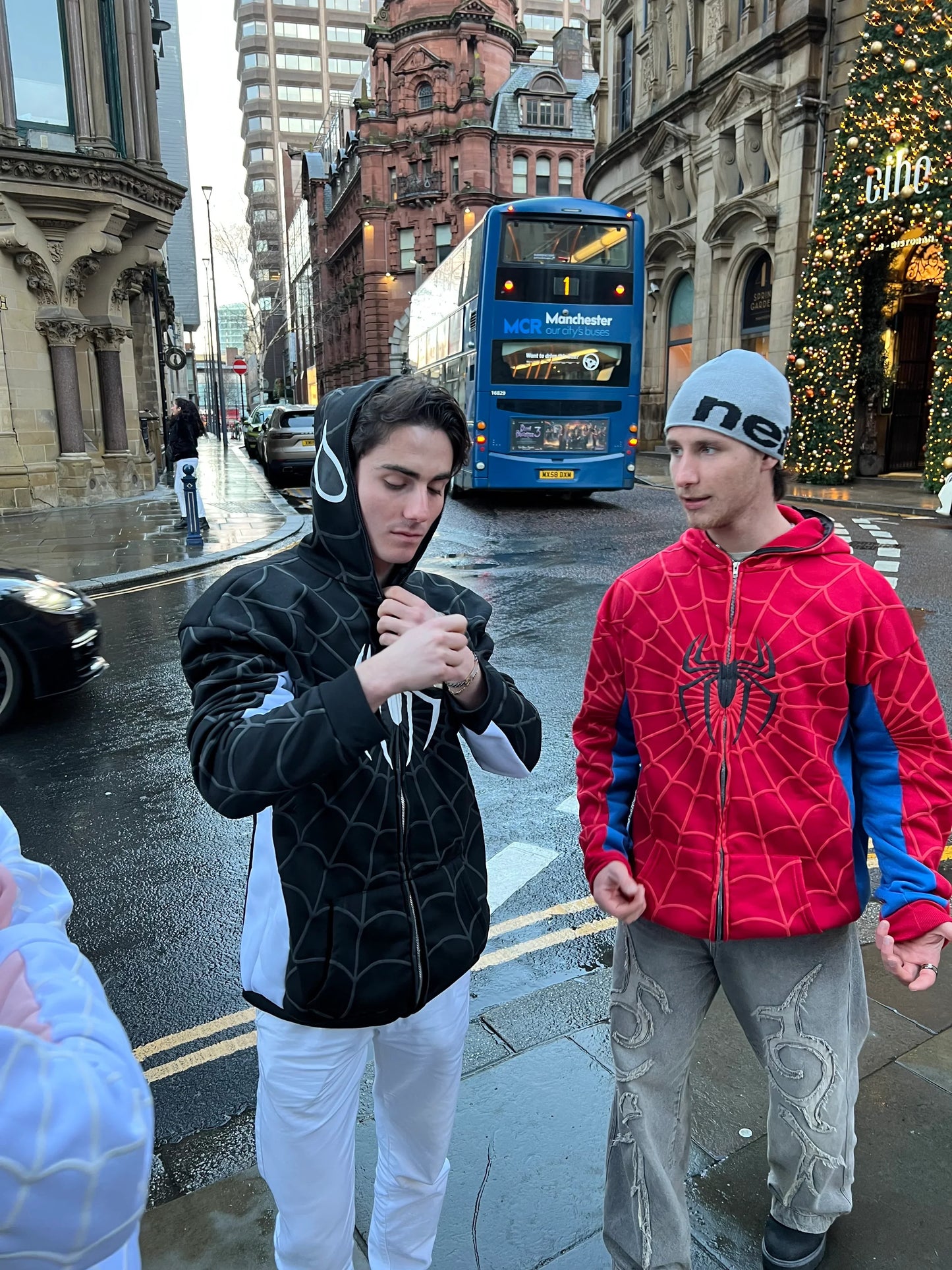 Webbed Zip-Up Hoodie